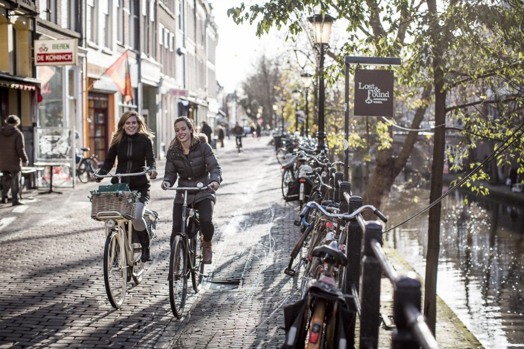 Fietsers Oudegracht ©Wouter Jansen