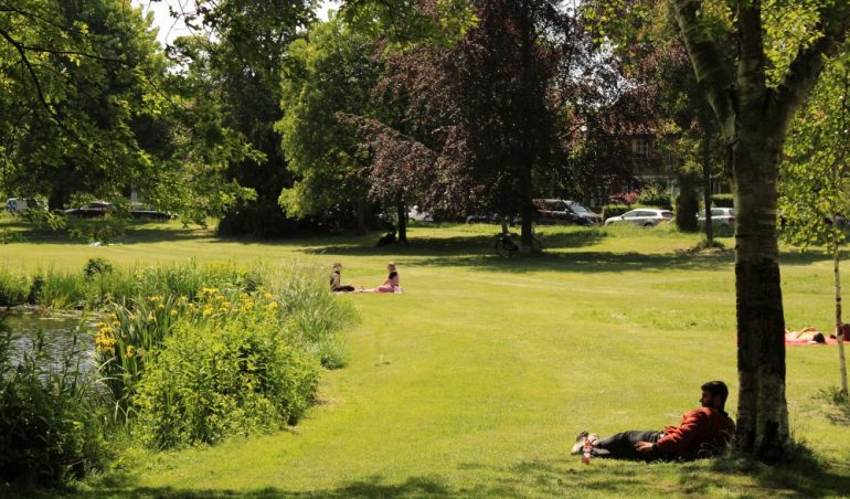 park oog in al in Utrecht
