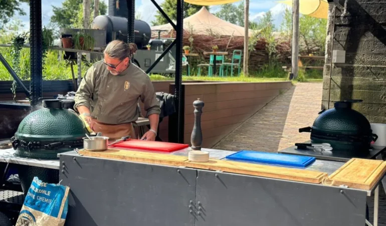 BBQ bij Fort de Gagel