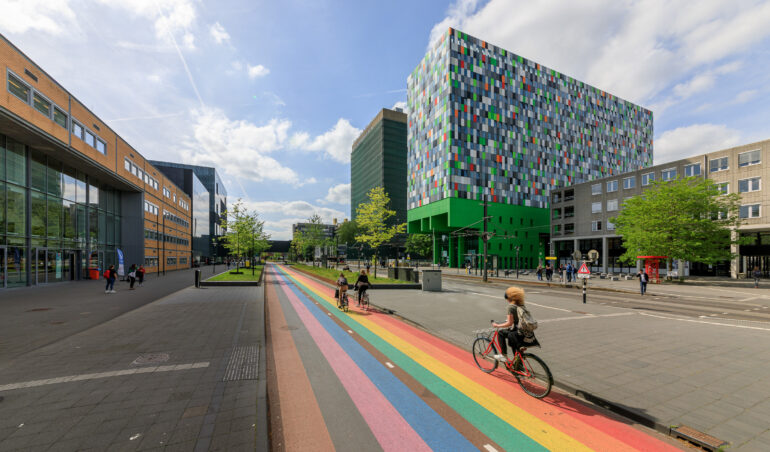 Regenboogfietspad Utrecht Science Park